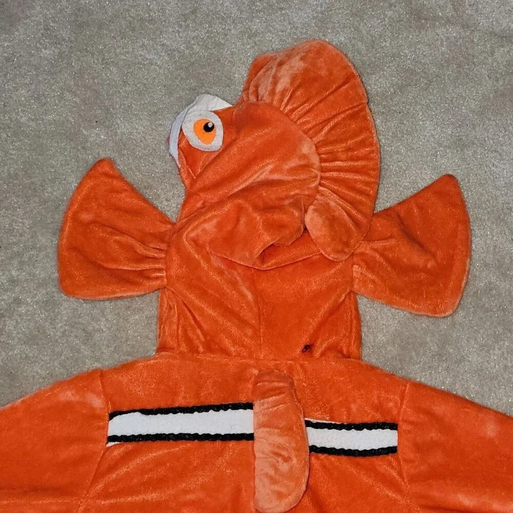 Orange Clown Fish Halloween Costume Baby 18-24 Months JACKET ONLY Handmade Nemo